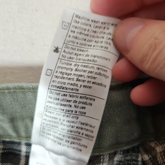 Carhartt Original Fit Flannel Lined Carpenter Pants Mens 42x32 Utility ~36x29.5 - Picture 15 of 16